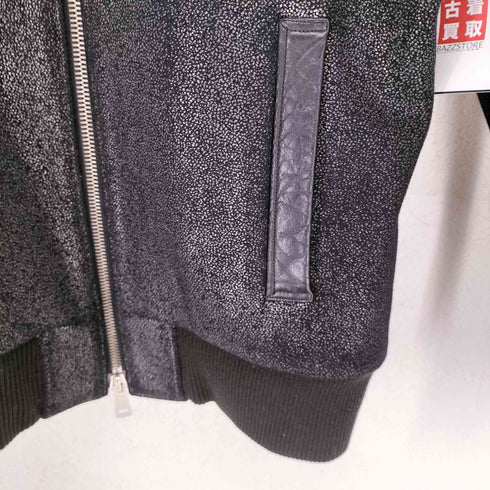ダイエットブッチャースリムスキン DIET BUTCHER SLIM SKIN プリント加工ボンバーブルゾン メンズ